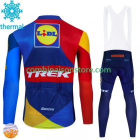 Maillot Cyclisme Hiver + Collant à Bretelles Trek Lidl 2024